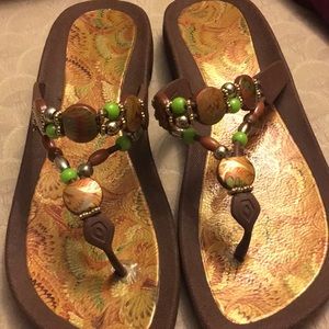 Fancy stone flip flops! ✨